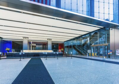 3 World Trade Center Lobby, NYC | Photo ©  Harry Vitebski | Image is Property of Apogee Lighting Holdings