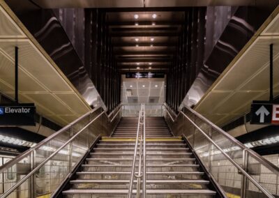 34th St Hudson Yards Subway Station, NYC | Photo ©  Harry Vitebski | Image is Property of Apogee Lighting Holdings
